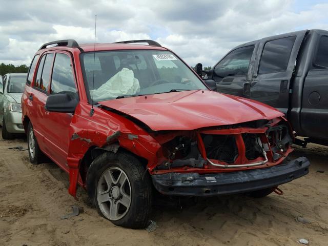 2CNBE13C136927473 - 2003 CHEVROLET TRACKER RED photo 1