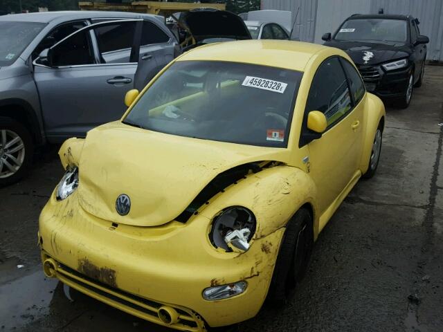 3VWCC21C0XM441043 - 1999 VOLKSWAGEN NEW BEETLE Sarı foto 2