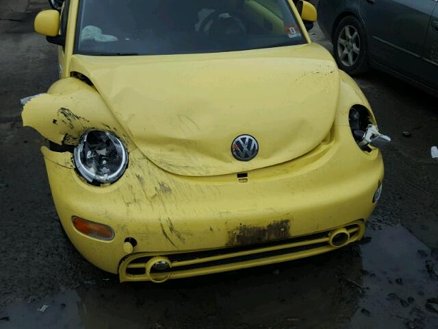 3VWCC21C0XM441043 - 1999 VOLKSWAGEN NEW BEETLE Sarı foto 9