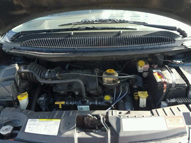 1D4GP25383B105535 - 2003 DODGE CARAVAN SE GREEN photo 7