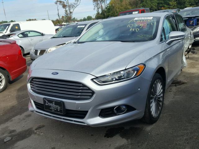 3FA6P0K92DR116605 - 2013 FORD FUSION TIT SILVER photo 2