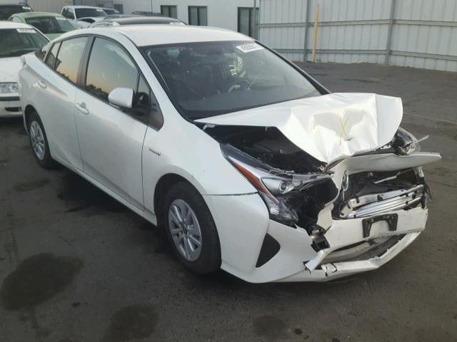 JTDKBRFU2G3525894 - 2016 TOYOTA PRIUS WHITE photo 1