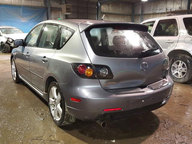 JM1BK343961477621 - 2006 MAZDA 3 HATCHBAC GRAY photo 3