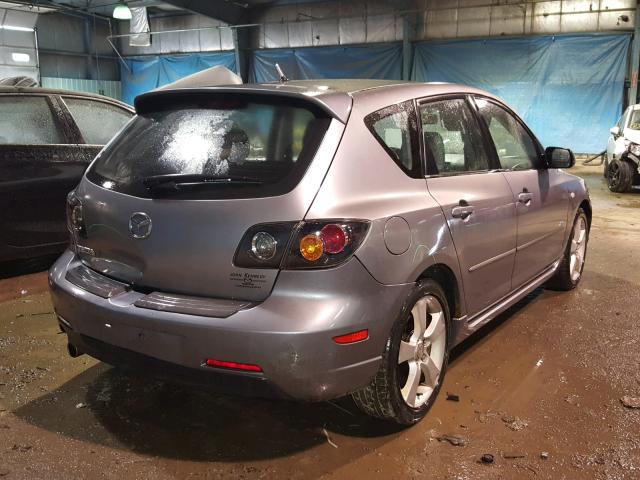 JM1BK343961477621 - 2006 MAZDA 3 HATCHBAC GRAY photo 4