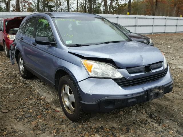 JHLRE38337C028878 - 2007 HONDA CR-V LX BLUE photo 1