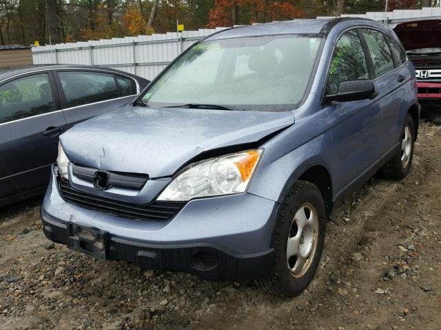 JHLRE38337C028878 - 2007 HONDA CR-V LX BLUE photo 2