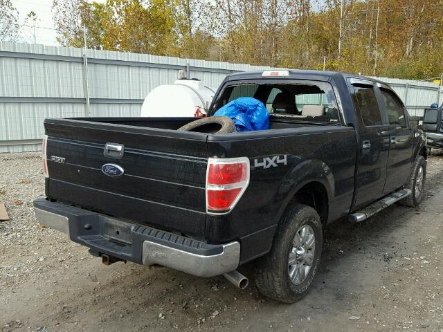 1FTPW14V09FB27981 - 2009 FORD F150 SUPER BLACK photo 4