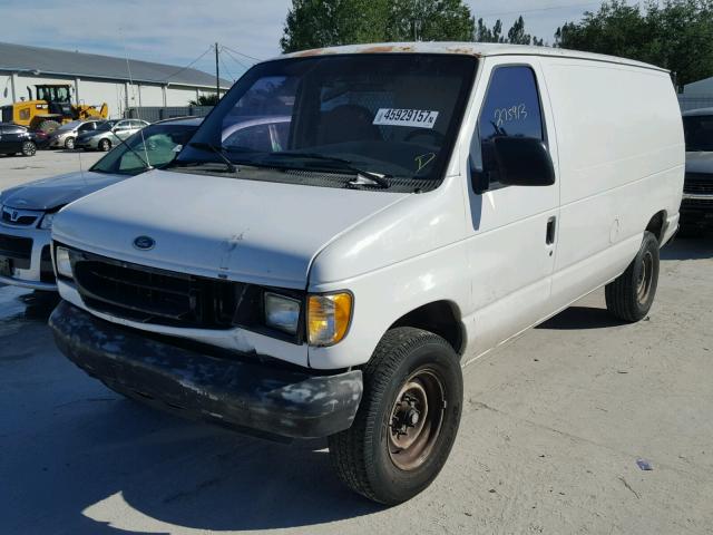 1FTNE2427XHB30805 - 1999 FORD ECONOLINE WHITE photo 2