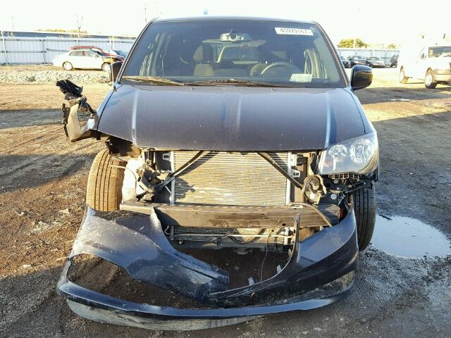 2C4RDGBG8FR709854 - 2015 DODGE GRAND CARA BLACK photo 9