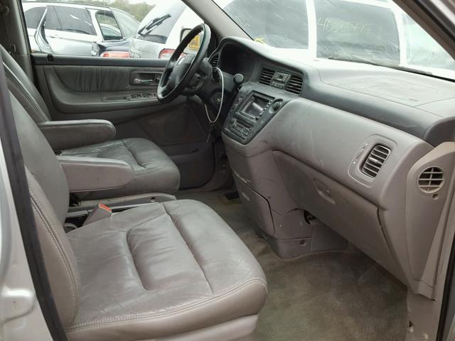 5FNRL18784B036936 - 2004 HONDA ODYSSEY SILVER photo 5