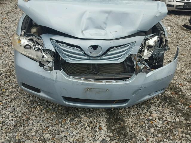 4T1BE46K28U749392 - 2008 TOYOTA CAMRY BLUE photo 9