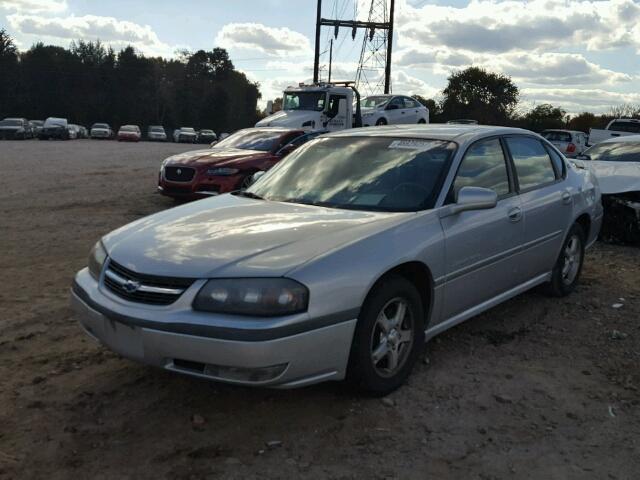 2G1WH52K949415448 - 2004 CHEVROLET IMPALA LS SILVER photo 2