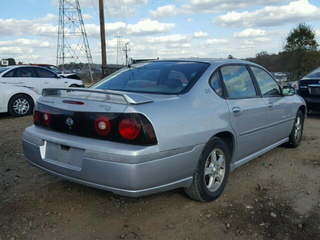 2G1WH52K949415448 - 2004 CHEVROLET IMPALA LS SILVER photo 4