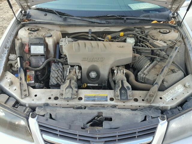 2G1WH52K949415448 - 2004 CHEVROLET IMPALA LS SILVER photo 7