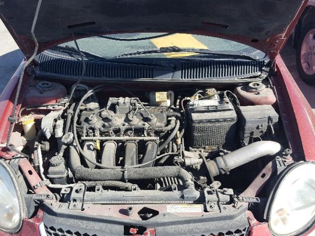 1B3ES56C95D170891 - 2005 DODGE NEON SXT RED photo 7