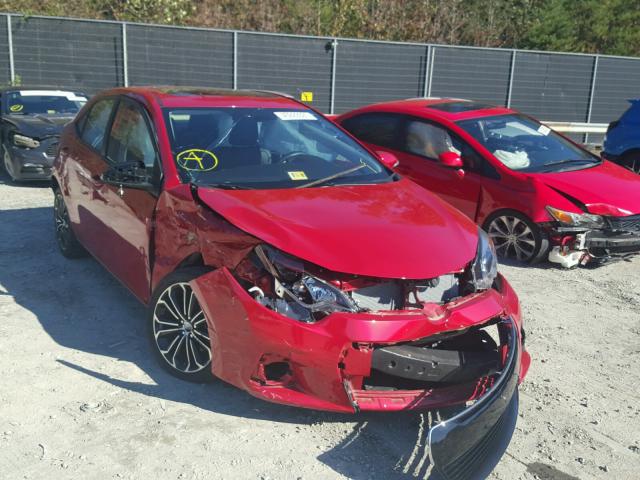 2T1BURHE6GC541006 - 2016 TOYOTA COROLLA L RED photo 1