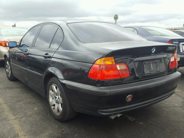 WBAAV33481FU92553 - 2001 BMW 325 I BLACK photo 3