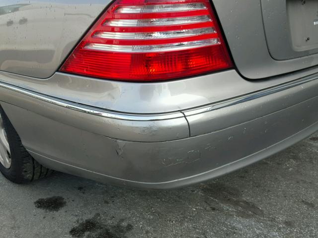 WDBNG83JX5A454454 - 2005 MERCEDES-BENZ S 430 4MAT GRAY photo 9