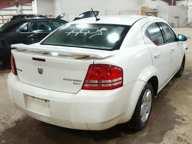 1B3LC46B39N551867 - 2009 DODGE AVENGER WHITE photo 4