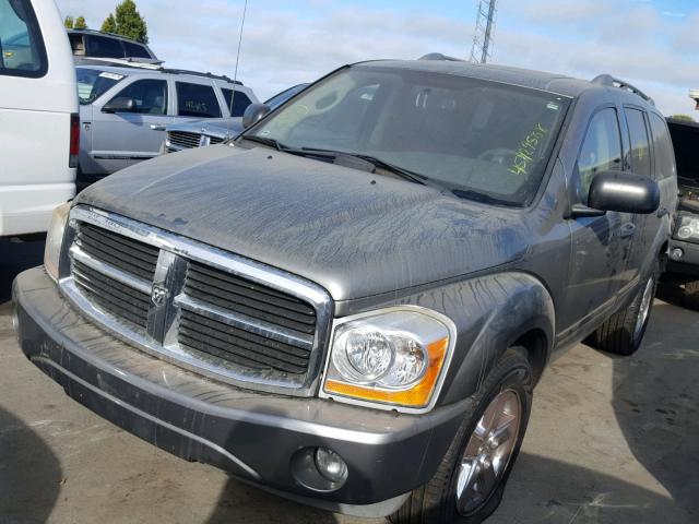 1D8HD58N86F178248 - 2006 DODGE DURANGO LI GRAY photo 2