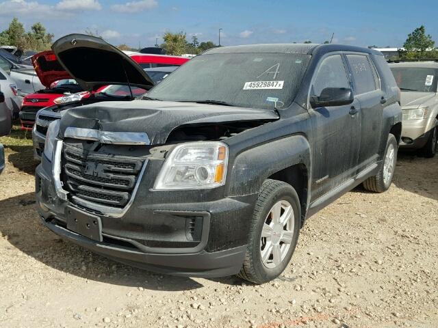 2GKALMEK5G6209950 - 2016 GMC TERRAIN SL BLACK photo 2