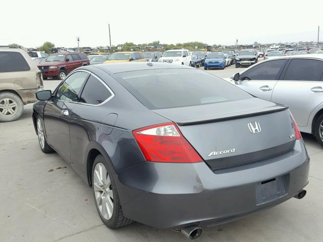 1HGCS22858A018264 - 2008 HONDA ACCORD EXL CHARCOAL photo 3