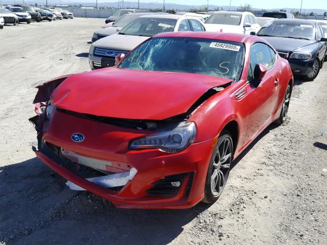 JF1ZCAC18H8606609 - 2017 SUBARU BRZ 2.0 LI RED photo 2