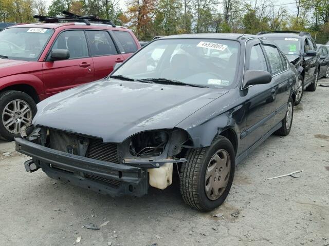 2HGEJ6678VH588258 - 1997 HONDA CIVIC LX BLACK photo 2