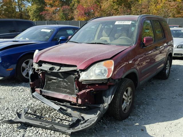 SHSRD78803U131524 - 2003 HONDA CR-V EX RED photo 2