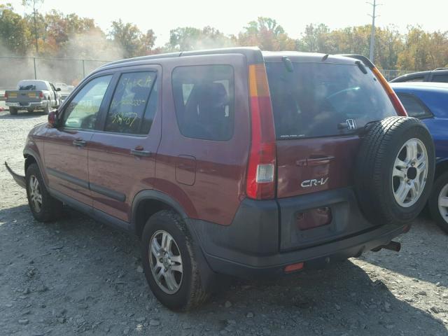 SHSRD78803U131524 - 2003 HONDA CR-V EX RED photo 3