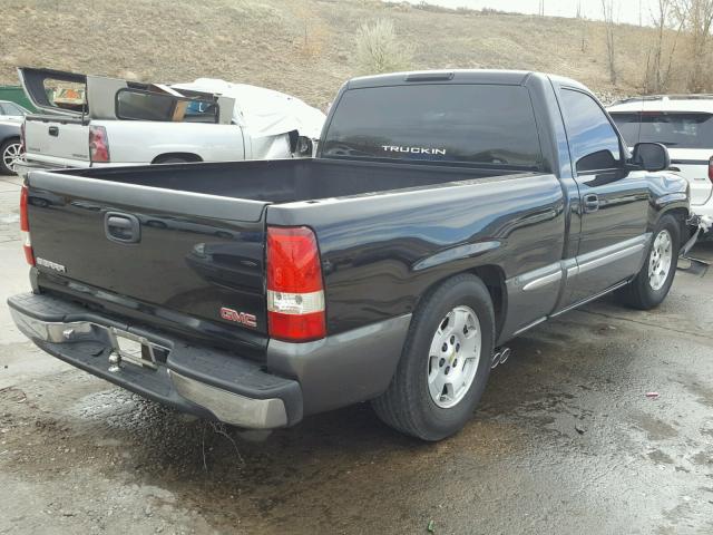 1GTEC14V0XZ533769 - 1999 GMC NEW SIERRA BLACK photo 4