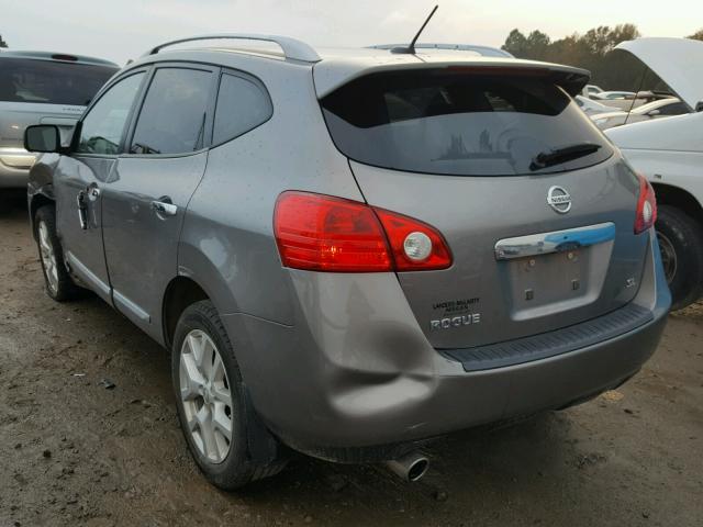 JN8AS5MT7DW512734 - 2013 NISSAN ROGUE S SILVER photo 3