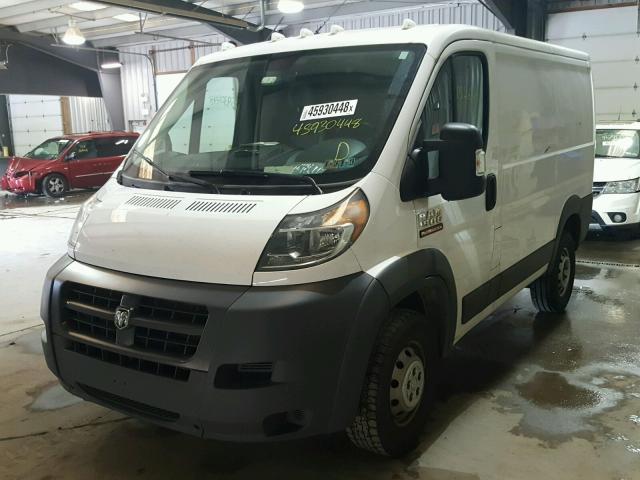 3C6TRVNG1HE522846 - 2017 RAM PROMASTER WHITE photo 2