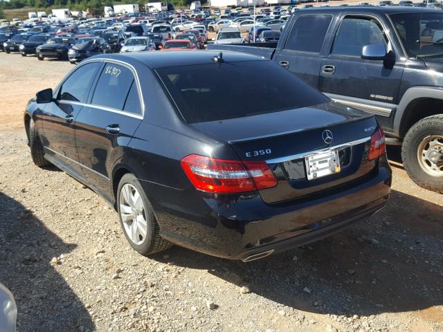 WDDHF2EB2DA733809 - 2013 MERCEDES-BENZ E 350 BLUE BLACK photo 3