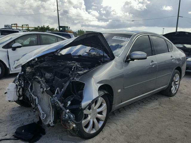 JNKAY01F57M455475 - 2007 INFINITI M35 BASE GRAY photo 2