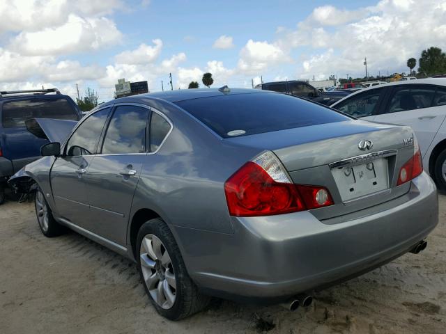 JNKAY01F57M455475 - 2007 INFINITI M35 BASE GRAY photo 3