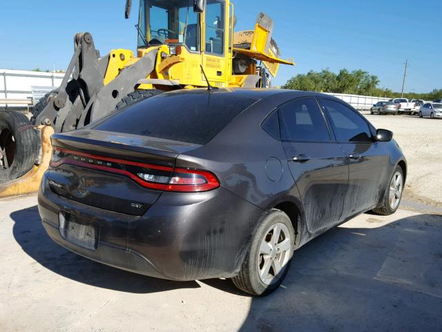 1C3CDFBB2FD309056 - 2015 DODGE DART SXT GRAY photo 4