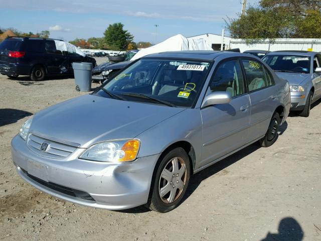 2HGES26872H561918 - 2002 HONDA CIVIC EX 银色 照片 2