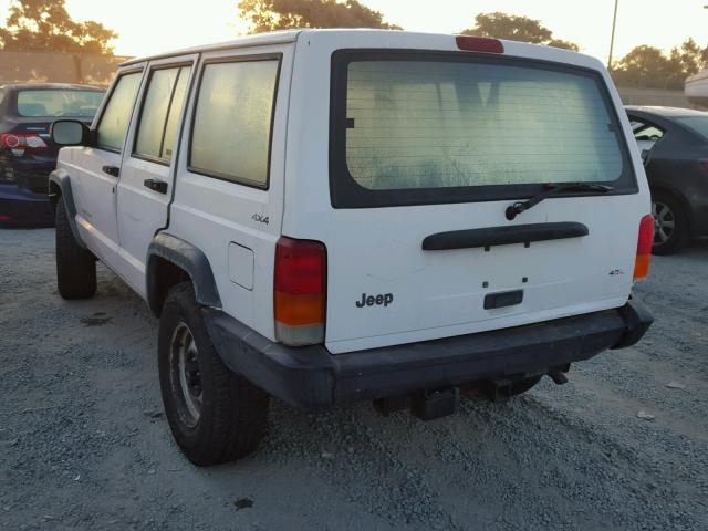 1J4FJ28SXWL265972 - 1998 JEEP CHEROKEE S WHITE photo 3