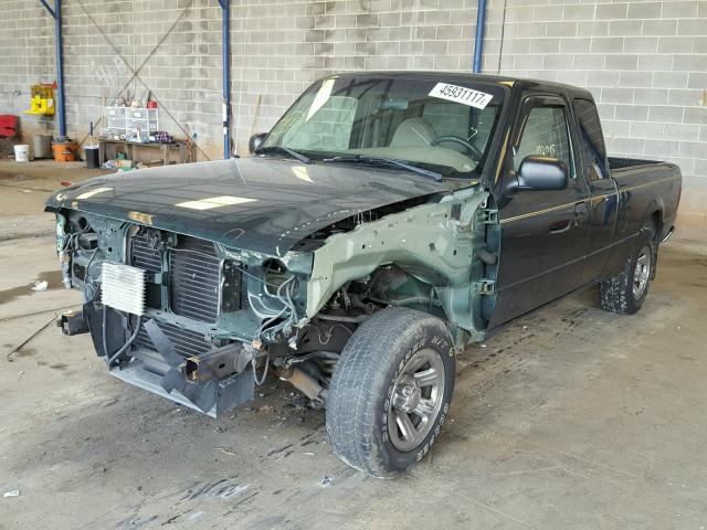 1FTYR44UX2TA49947 - 2002 FORD RANGER SUP GREEN photo 2