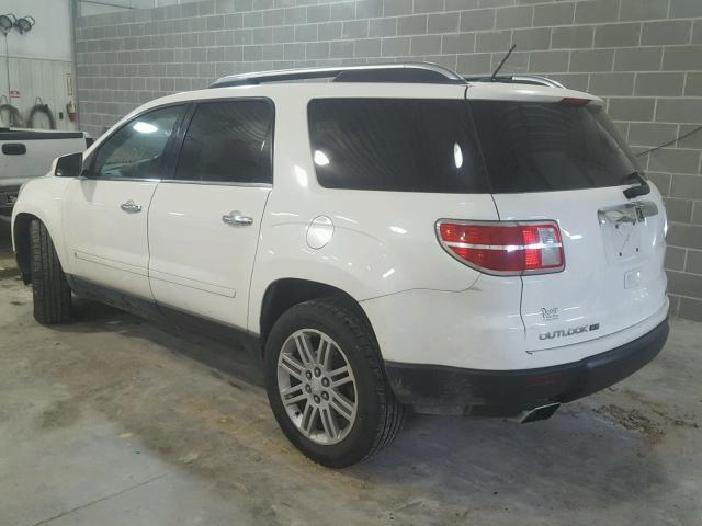 5GZEV23D79J216497 - 2009 SATURN OUTLOOK XR თეთრი ფოტო 3