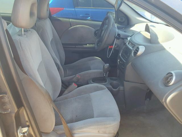 1G8AL52F75Z102936 - 2005 SATURN ION LEVEL GRAY photo 5