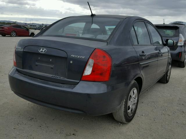 KMHCN4AC8BU607396 - 2011 HYUNDAI ACCENT GLS GRAY photo 4