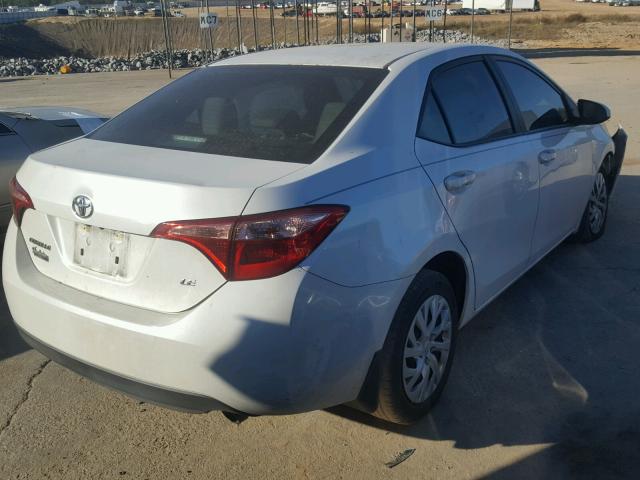 5YFBURHE6HP647201 - 2017 TOYOTA COROLLA L WHITE photo 4