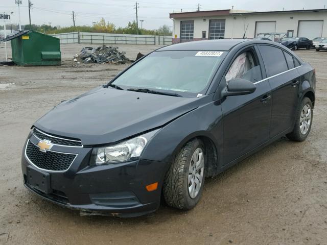 1G1PC5SH6C7177291 - 2012 CHEVROLET CRUZE LS BLACK photo 2