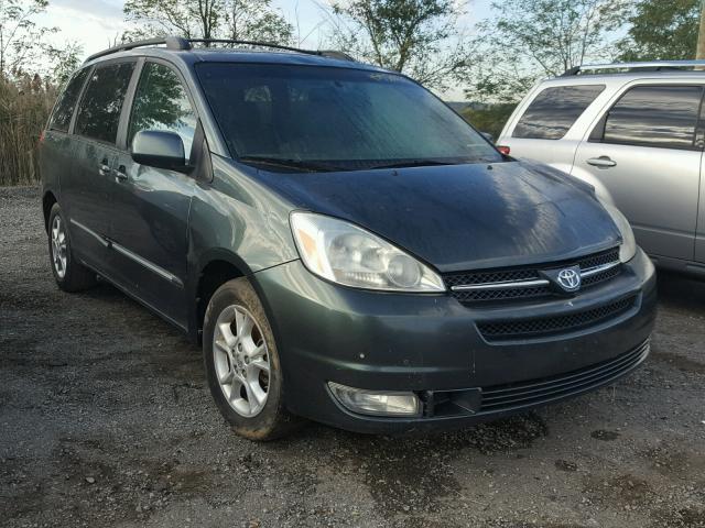 5TDZA22C94S044833 - 2004 TOYOTA SIENNA XLE GREEN photo 1