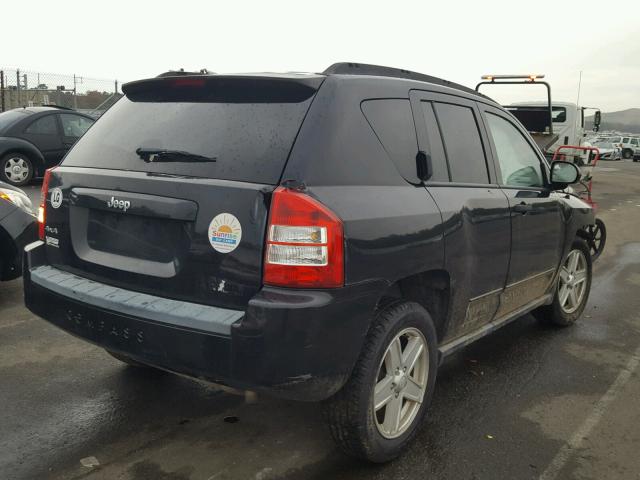 1J8FF47W98D569906 - 2008 JEEP COMPASS SP BLACK photo 4