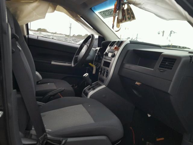 1J8FF47W98D569906 - 2008 JEEP COMPASS SP BLACK photo 5