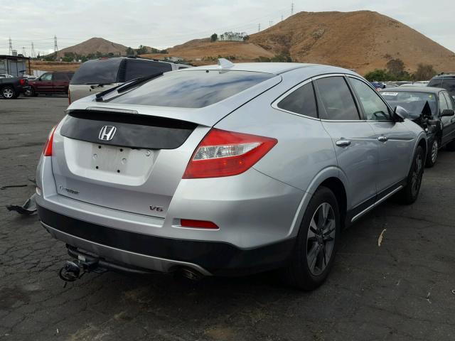 5J6TF1H37DL000558 - 2013 HONDA CROSSTOUR SILVER photo 4