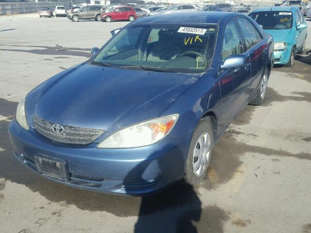 4T1BE32K54U889284 - 2004 TOYOTA CAMRY LE BLUE photo 2